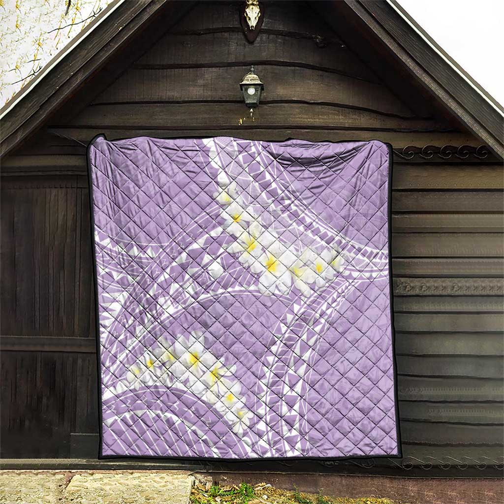 Polynesian Vintage Floral Quilt Lavender Motifs LT7 - Polynesian Pride