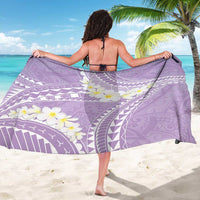 Polynesian Vintage Floral Sarong Lavender Motifs LT7 - Polynesian Pride
