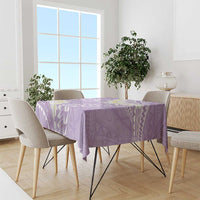 Polynesian Vintage Floral Tablecloth Lavender Motifs LT7 - Polynesian Pride
