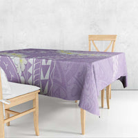 Polynesian Vintage Floral Tablecloth Lavender Motifs LT7 - Polynesian Pride