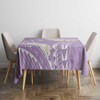 Polynesian Vintage Floral Tablecloth Lavender Motifs LT7 - Polynesian Pride