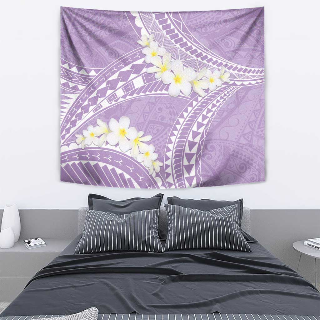 Polynesian Vintage Floral Tapestry Lavender Motifs LT7 - Polynesian Pride