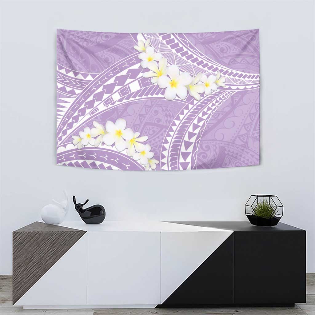 Polynesian Vintage Floral Tapestry Lavender Motifs LT7 - Polynesian Pride
