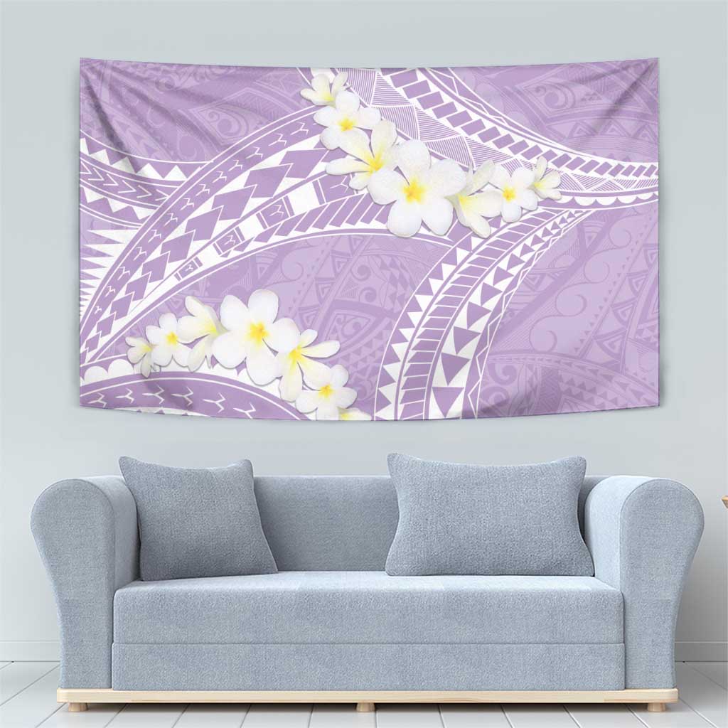 Polynesian Vintage Floral Tapestry Lavender Motifs LT7 - Polynesian Pride