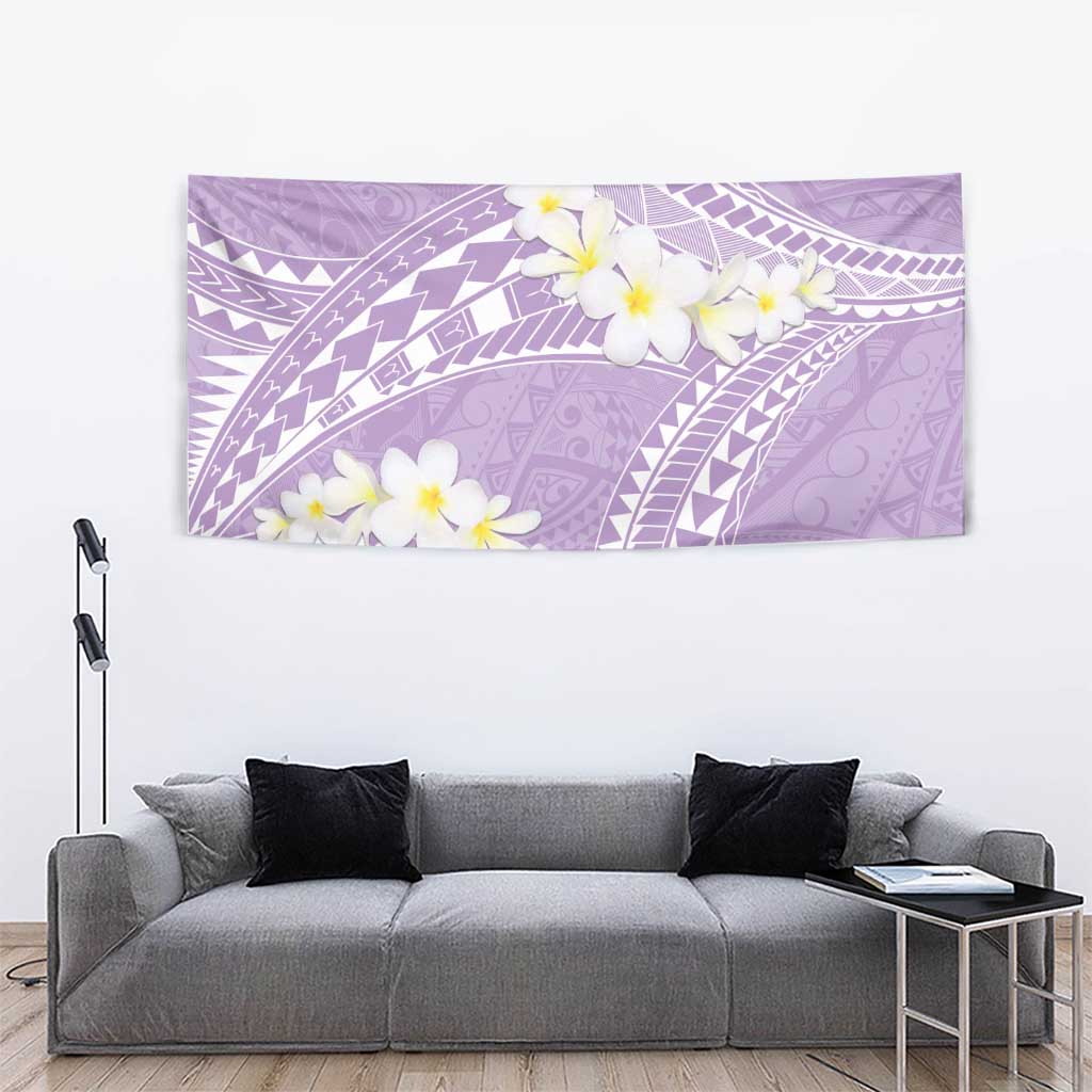 Polynesian Vintage Floral Tapestry Lavender Motifs LT7 - Polynesian Pride