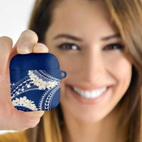 Polynesian Vintage Floral AirPods Case Navy Blue Motifs LT7 Navy Blue - Polynesian Pride