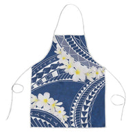 Polynesian Vintage Floral Apron Navy Blue Motifs LT7 Navy Blue - Polynesian Pride