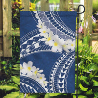Polynesian Vintage Floral Garden Flag Navy Blue Motifs LT7 Garden Flag Navy Blue - Polynesian Pride