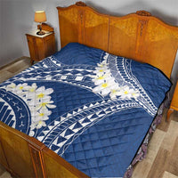 Polynesian Vintage Floral Quilt Navy Blue Motifs LT7 - Polynesian Pride