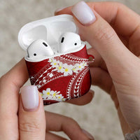 Polynesian Vintage Floral AirPods Case Scarlet Motifs LT7 - Polynesian Pride