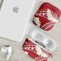 Polynesian Vintage Floral AirPods Case Scarlet Motifs LT7 - Polynesian Pride