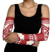 Polynesian Vintage Floral Arm Sleeves Scarlet Motifs LT7 - Polynesian Pride