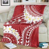 Polynesian Vintage Floral Blanket Scarlet Motifs LT7 - Polynesian Pride