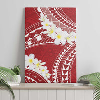 Polynesian Vintage Floral Canvas Wall Art Scarlet Motifs LT7 - Polynesian Pride