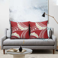 Polynesian Vintage Floral Pillow Cover Scarlet Motifs LT7 - Polynesian Pride