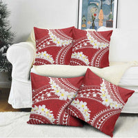 Polynesian Vintage Floral Pillow Cover Scarlet Motifs LT7 - Polynesian Pride