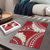 Polynesian Vintage Floral Puzzle Scarlet Motifs LT7 - Polynesian Pride