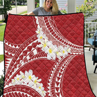Polynesian Vintage Floral Quilt Scarlet Motifs LT7 Scarlet - Polynesian Pride