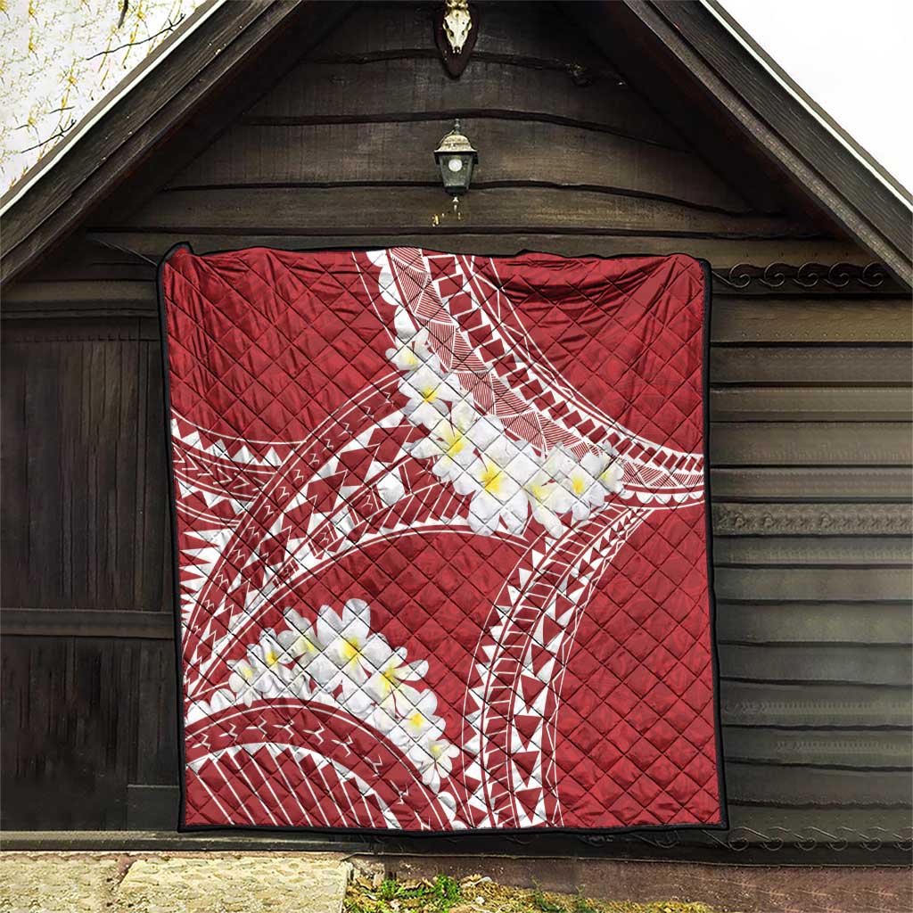 Polynesian Vintage Floral Quilt Scarlet Motifs LT7 - Polynesian Pride