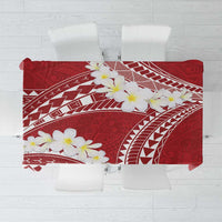 Polynesian Vintage Floral Tablecloth Scarlet Motifs LT7 Scarlet - Polynesian Pride