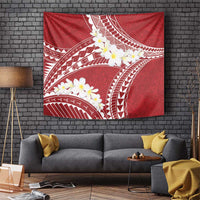 Polynesian Vintage Floral Tapestry Scarlet Motifs LT7 Scarlet - Polynesian Pride