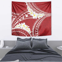 Polynesian Vintage Floral Tapestry Scarlet Motifs LT7 - Polynesian Pride