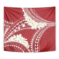 Polynesian Vintage Floral Tapestry Scarlet Motifs LT7 - Polynesian Pride