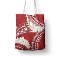 Polynesian Vintage Floral Tote Bag Scarlet Motifs LT7 - Polynesian Pride