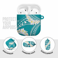 Polynesian Vintage Floral AirPods Case Teal Motifs LT7 - Polynesian Pride
