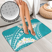 Polynesian Vintage Floral Bathroom Set Teal Motifs LT7 - Polynesian Pride