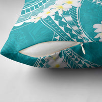 Polynesian Vintage Floral Pillow Cover Teal Motifs LT7 - Polynesian Pride