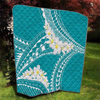 Polynesian Vintage Floral Quilt Teal Motifs LT7 - Polynesian Pride