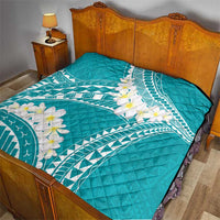 Polynesian Vintage Floral Quilt Teal Motifs LT7 - Polynesian Pride