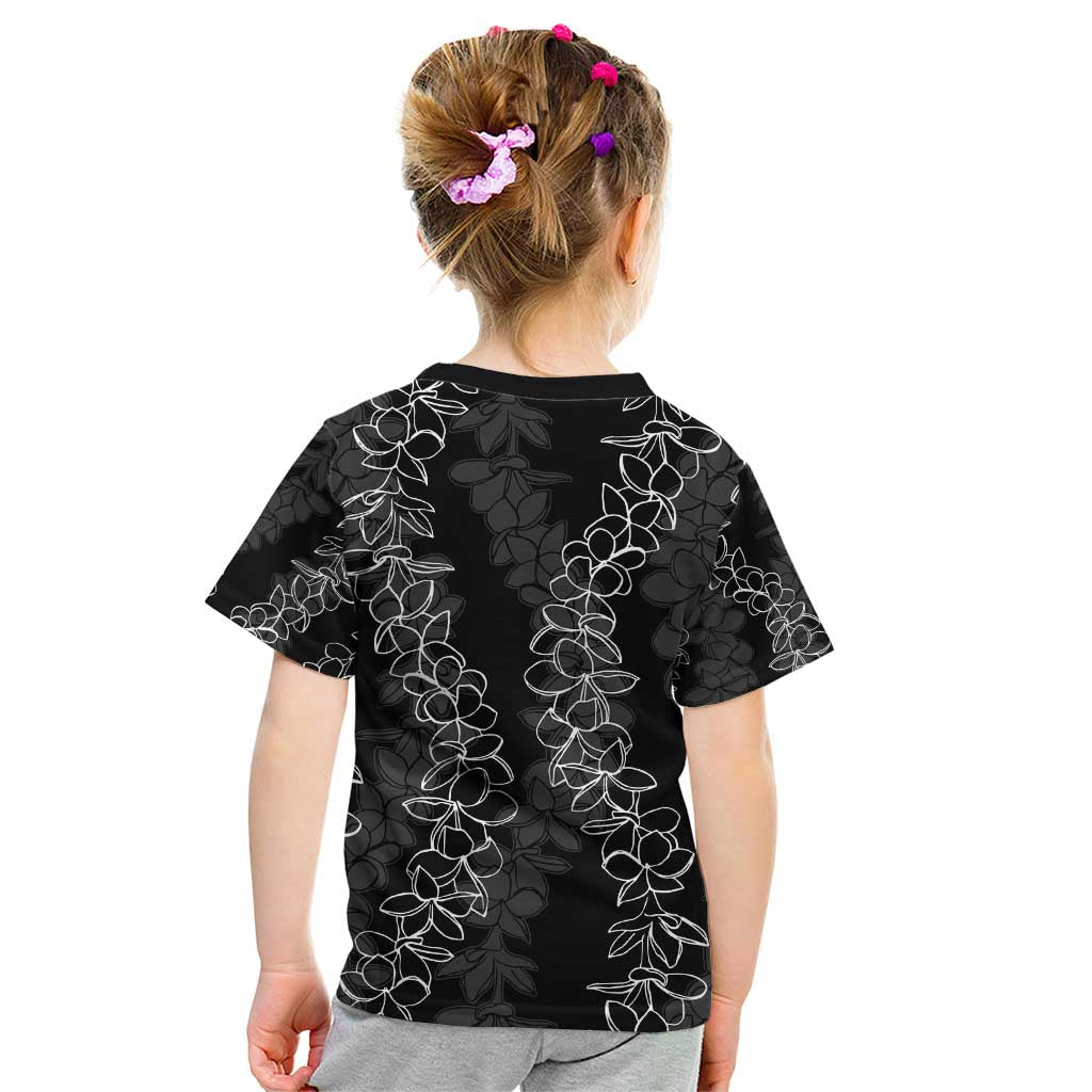 Hawaii Plumeria Lei Kid T Shirt Aloha Festive Vibe LT7 - Polynesian Pride