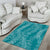 Hawaii Plumeria Lei Area Rug Aloha Festive Vibe - Teal