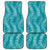 Hawaii Plumeria Lei Car Mats Aloha Festive Vibe - Teal