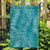 Hawaii Plumeria Lei Garden Flag Aloha Festive Vibe - Teal