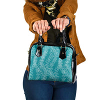 Hawaii Plumeria Lei Shoulder Handbag Aloha Festive Vibe - Teal LT7 One Size Teal - Polynesian Pride