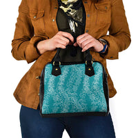 Hawaii Plumeria Lei Shoulder Handbag Aloha Festive Vibe - Teal LT7 - Polynesian Pride
