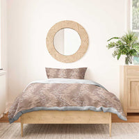 Hawaii Plumeria Lei Bedding Set Aloha Festive Vibe - Beige LT7 - Polynesian Pride