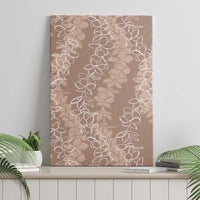 Hawaii Plumeria Lei Canvas Wall Art Aloha Festive Vibe - Beige LT7 - Polynesian Pride