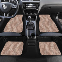 Hawaii Plumeria Lei Car Mats Aloha Festive Vibe - Beige LT7 Set 4pcs Beige - Polynesian Pride