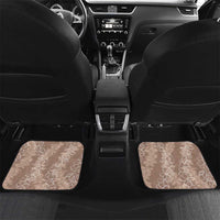 Hawaii Plumeria Lei Car Mats Aloha Festive Vibe - Beige LT7 Set 2pcs - Back Beige - Polynesian Pride