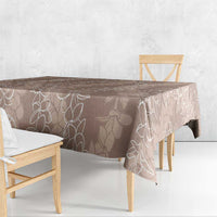 Hawaii Plumeria Lei Tablecloth Aloha Festive Vibe - Beige LT7 - Polynesian Pride