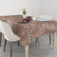 Hawaii Plumeria Lei Tablecloth Aloha Festive Vibe - Beige LT7 - Polynesian Pride