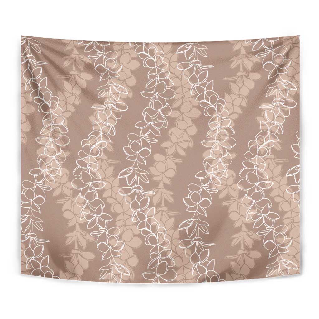 Hawaii Plumeria Lei Tapestry Aloha Festive Vibe - Beige LT7 - Polynesian Pride