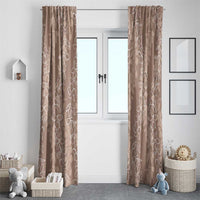 Hawaii Plumeria Lei Window Curtain Aloha Festive Vibe - Beige LT7 - Polynesian Pride