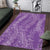 Hawaii Plumeria Lei Area Rug Aloha Festive Vibe - Violet