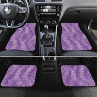 Hawaii Plumeria Lei Car Mats Aloha Festive Vibe - Violet LT7 Set 4pcs Violet - Polynesian Pride