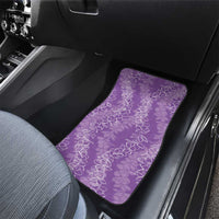 Hawaii Plumeria Lei Car Mats Aloha Festive Vibe - Violet LT7 - Polynesian Pride